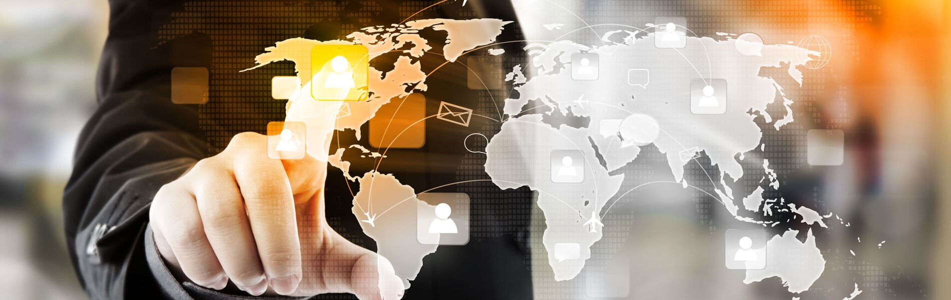 Offshore oil and gas industry with piping and valves, worker in foreground